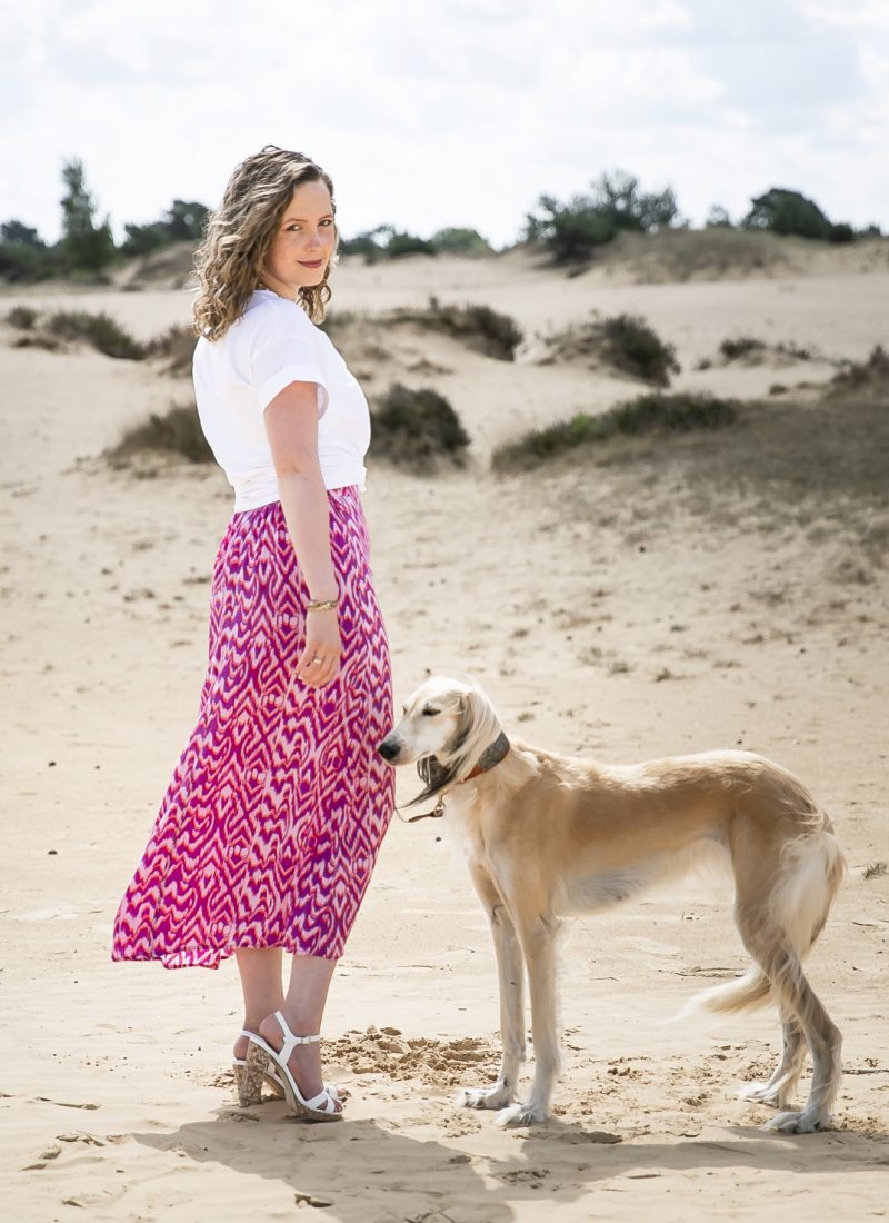 Zomerse outfit met kleur!