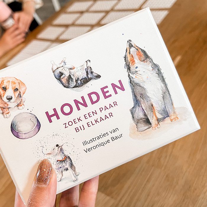 memory spel kind hond